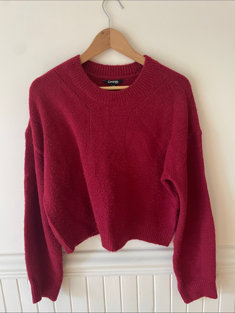 George Women's Berry Crewneck Knit